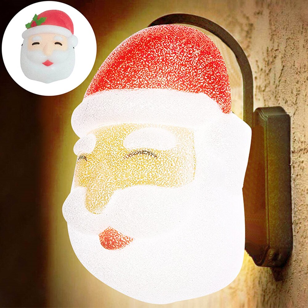 2022 새로운 크리스마스 눈사람 문 전면 빛 산타 펭귄 전등 갓 크리스마스 벽 램프 샹들리에 분위기 장식